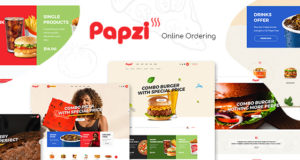 Papzi – WooCommerce-Layout für Fast-Food-Restaurants