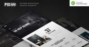 Pixoo – Film Maker & Movie Studio Elementor Template Kit