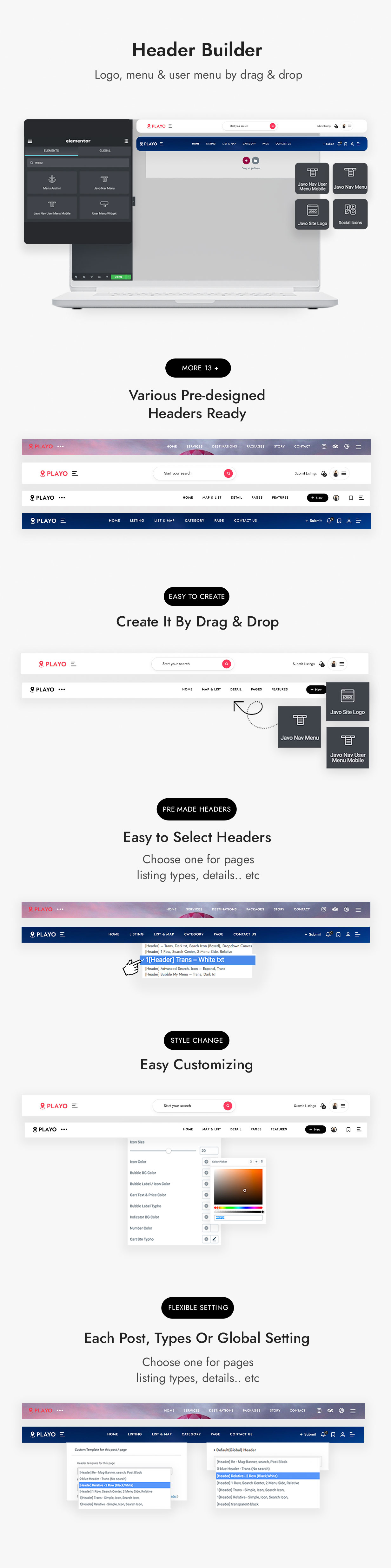 Playo - Verzeichnis & Auflistung, Mehrzweck-WordPress-Thema - 11