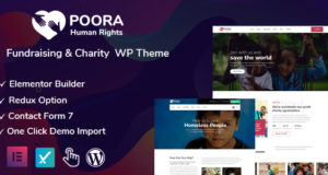 Poora – WordPress-Thema für Spendenaktionen und Wohltätigkeitsorganisationen