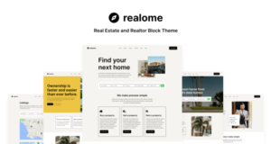 Realome - Immobilien- und Maklerblock-Thema