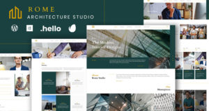 Rome – Modern Interior Elementor Template Kit