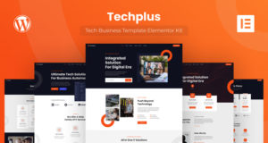 Techplus – Tech Business Elementor Template-Kit