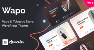 Wapo – Vape & Tabak WordPress-Thema
