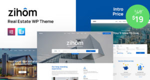 Zihom - Immobilien-WordPress-Thema