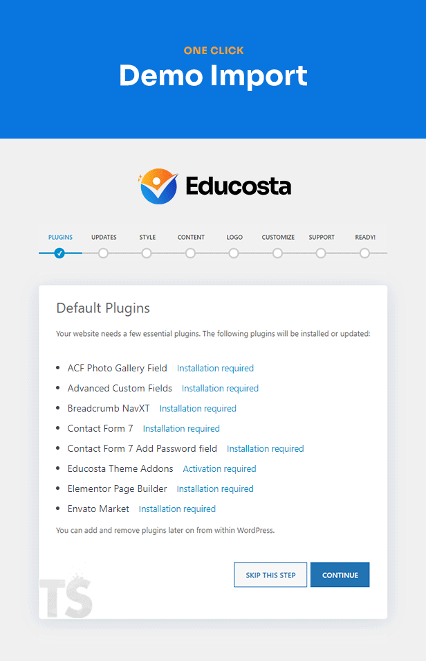 Educosta WordPress-Theme