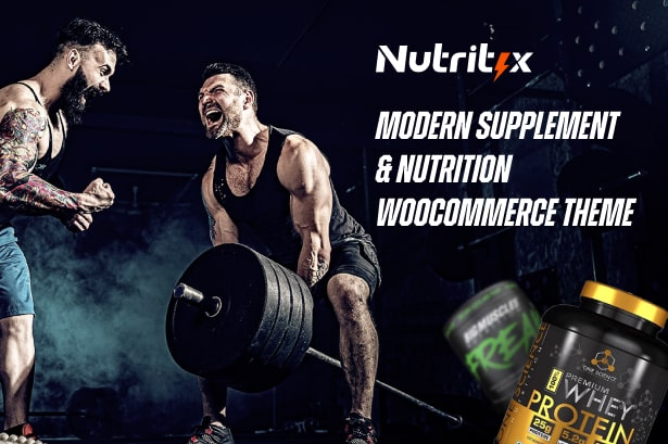 Nutritix - beste Nahrungsergänzung WooCommerce Theme