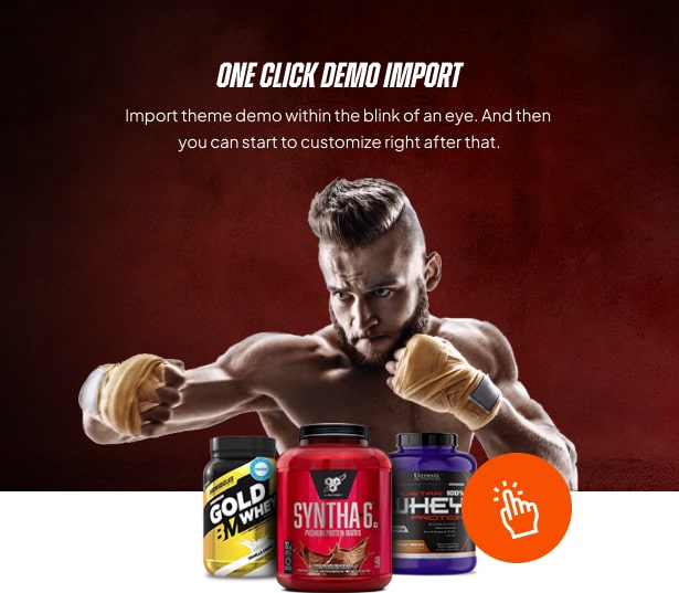Nutritix - Nahrungsergänzung WooCommerce Theme Demo Import