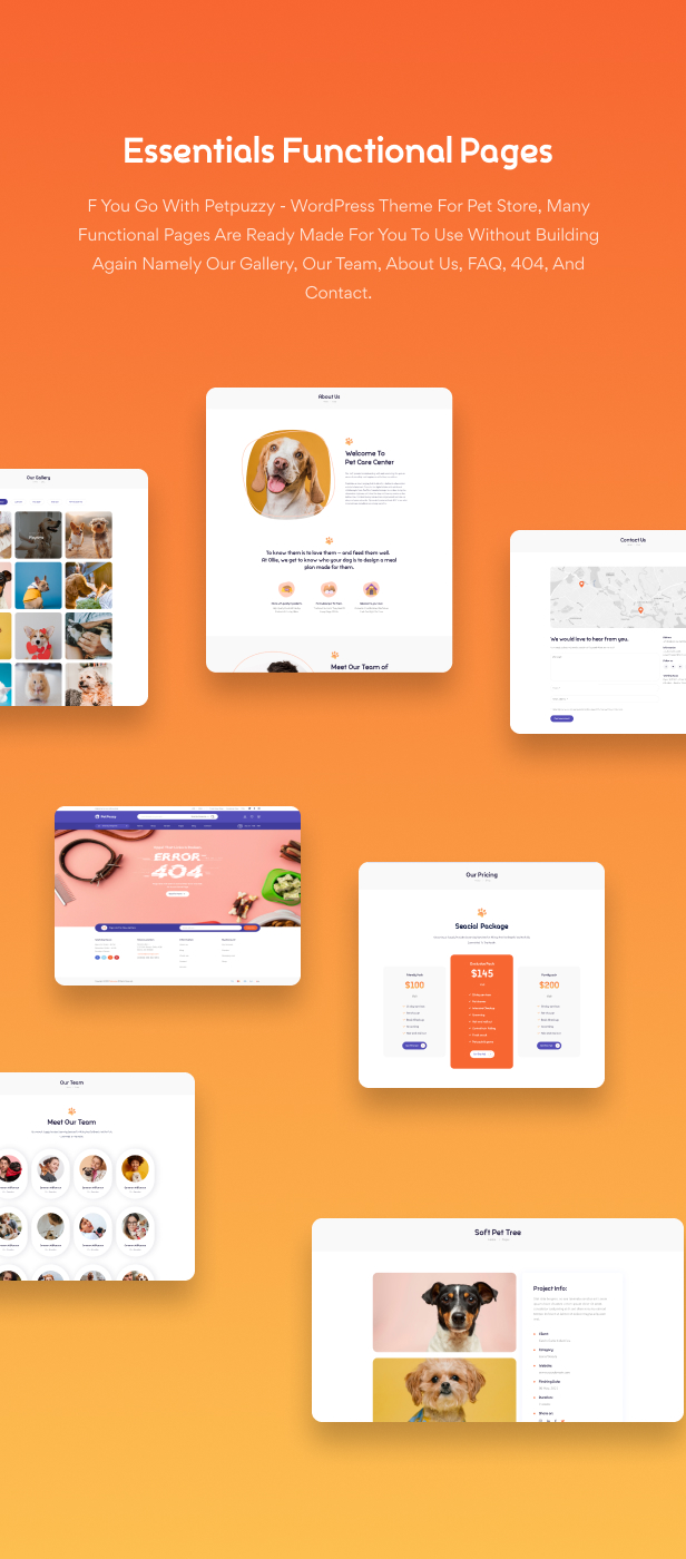 Petpuzzy - Pet Shop WooCommerce-Thema