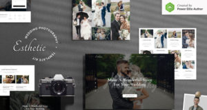 Ästhetisch – Hochzeitsfotografie Elementor Template Kit