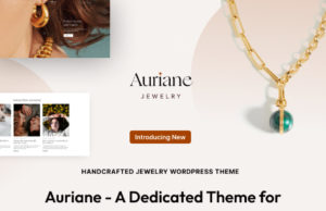 Auriane – WordPress-Thema für handgefertigtes Juweliergeschäft