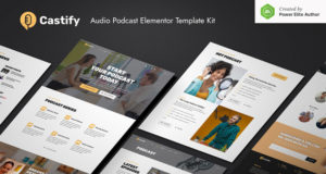 Castify – Audio-Podcast-Elementor-Vorlagen-Kit