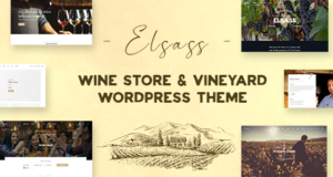 Elsass – Weinladen und Weingut WordPress Vorlage