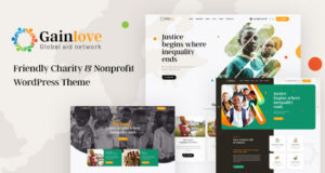 Gainlove – Nonprofit Charity WordPress Vorlage
