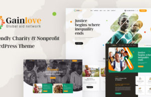 Gainlove – Nonprofit Charity WordPress Vorlage