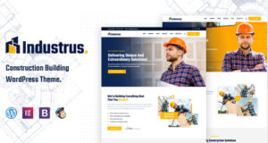 Industrus – WordPress-Design für den Bau