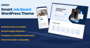 Jobster – Intelligentes Jobbörsen-WordPress-Template