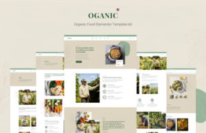 Oganic – Organic Food Elementor Template-Kit