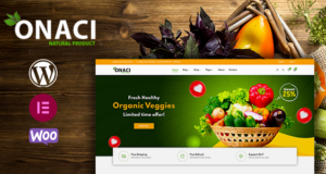 Onaci – WordPress-Template für Bio-Lebensmittelgeschäfte