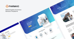 Pharmavo | E-Commerce-Elementor-Vorlagenkit für medizinische Versorgung