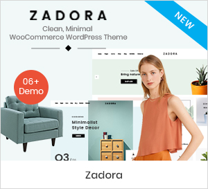 Zadora – Sauberes, minimalistisches WooCommerce-WordPress-Theme