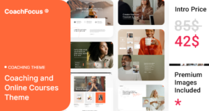 CoachFocus – Coaching & Online-Kurse WordPress Layout