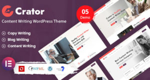 Crator – Content Writer WordPress-Thema
