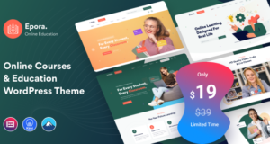 Epora – Online-Kurse und Bildung WordPress Vorlage