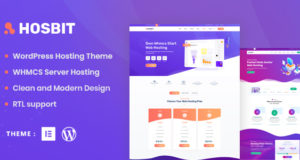 Hosbit – WHMCS & Hosting-WordPress-Layout