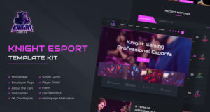 Ritter | eSports & Gaming Elementor Template-Kit