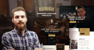 Rubick – Barbershop & Hair Salon Elementor Template Kit