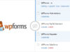 WPForms versteckt Addons