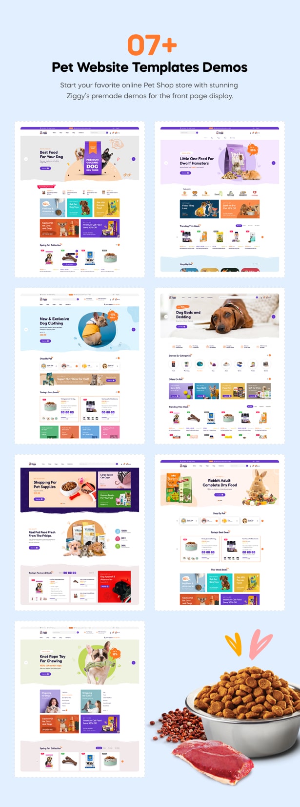Ziggy Pet Shop WordPress-Thema