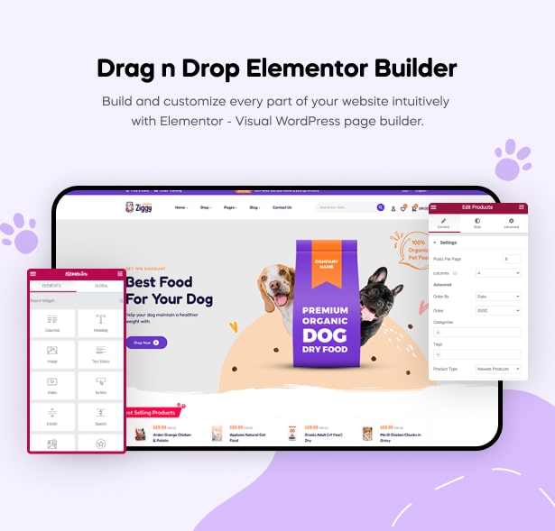 Ziggy Pet Shop WordPress-Thema