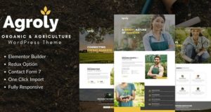 Agroly – WordPress-Layout für Bio- und Landwirtschaftslebensmittel