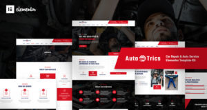 AutoTrics – Autoreparatur- und Autoservice-Elementor-Vorlagenkit