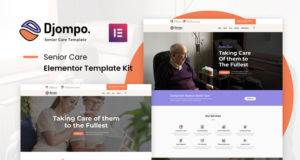 Djompo-Kit – Seniorenpflege-Elementor-Vorlagen-Kit