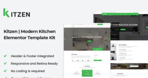 Kätzchen | Moderne Küche Elementor Template Kit