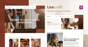 Leacraft – Handmade Crafts Elementor Template Kit