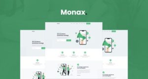 Monax – SaaS- und Startup-Elementor-Vorlagenkit