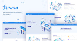 Yomost – Elementor Template-Kit für Unternehmensdienstleistungen