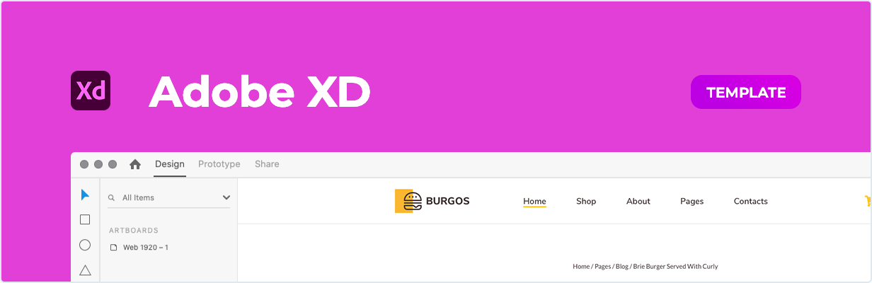 Burgos – Streetfood-Vorlage für XD