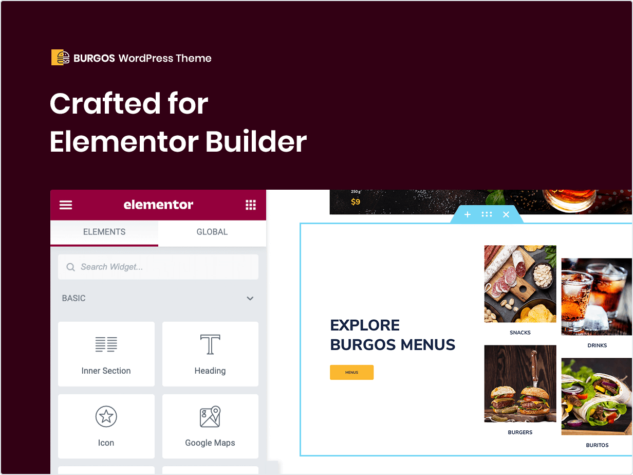 Hergestellt für Elementor Builder