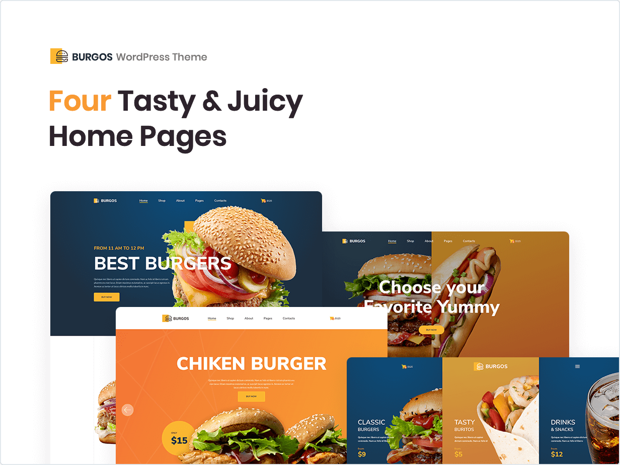 4 leckere und saftige Homepages