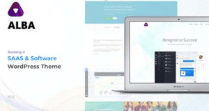 Alba – Start-/Software-WordPress-Thema