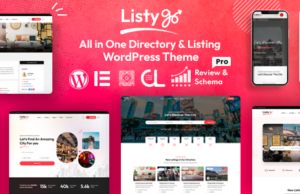 Listygo – WordPress-Template für Verzeichnisse und Listen