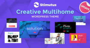 Stimutus – Creative Multihome Elementor Based WordPress Layout