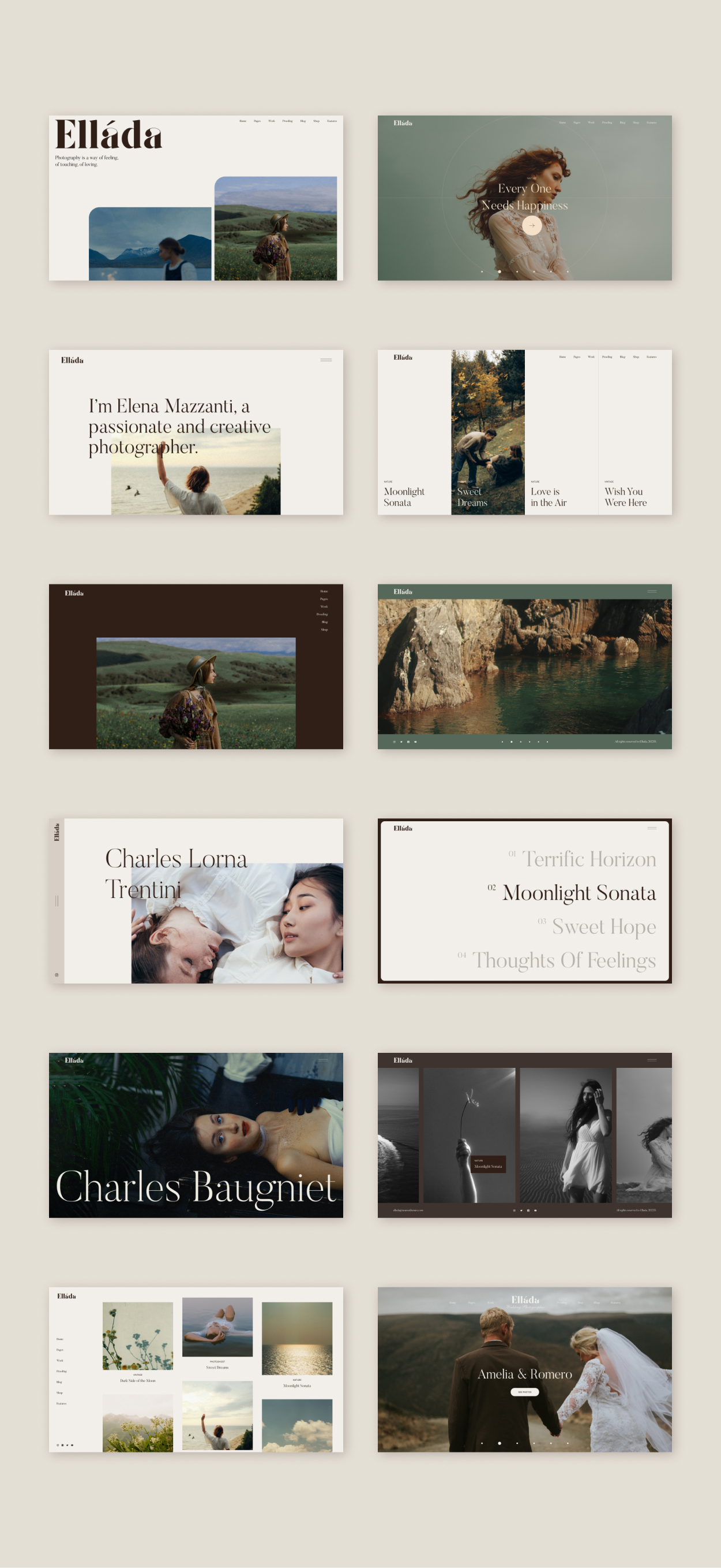 Ellada - Elegant Photography Theme