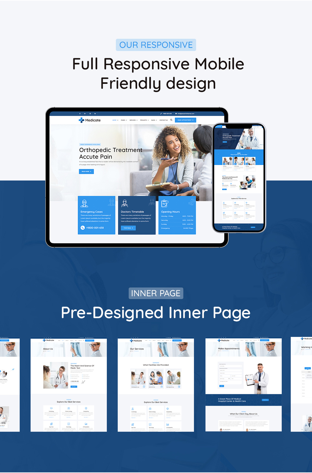 Medicate – Health & Medical WordPress Theme + RTL Ready - 4