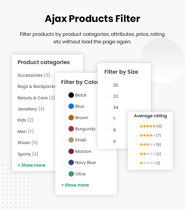 PressMart Ajax-Produktfilter